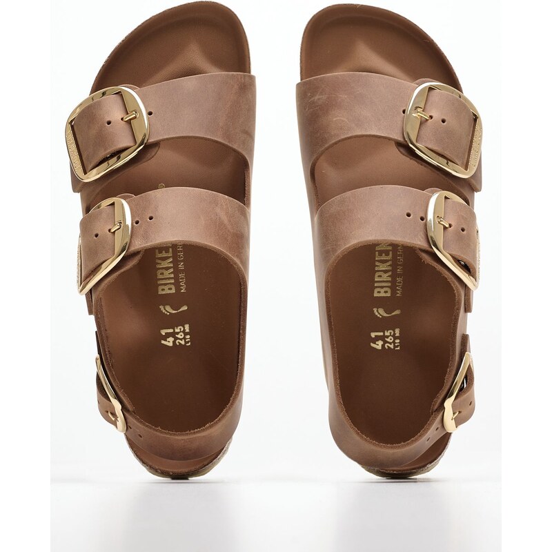 Γυναικεία Flats Milano.Hex Ταμπά Δέρμα Λαδερό Birkenstock