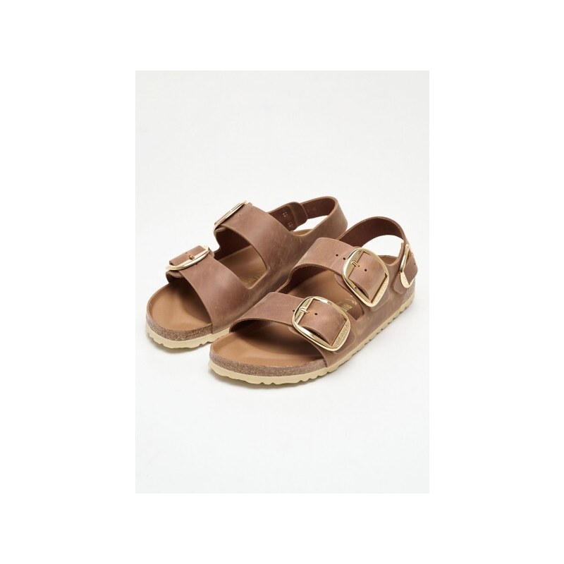 Γυναικεία Flats Milano.Hex Ταμπά Δέρμα Λαδερό Birkenstock
