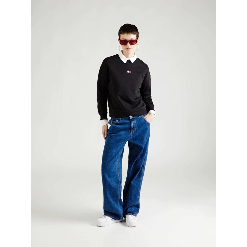 Tommy Jeans Μπλούζα φούτερ ναυτικό μπλε / κόκκινο / μαύρο / λευκό