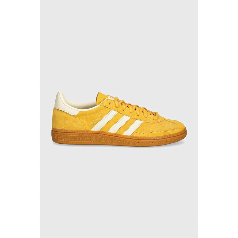 Σουέτ αθλητικά παπούτσια adidas Originals Hanball Spezial χρώμα: κίτρινο, IF7088