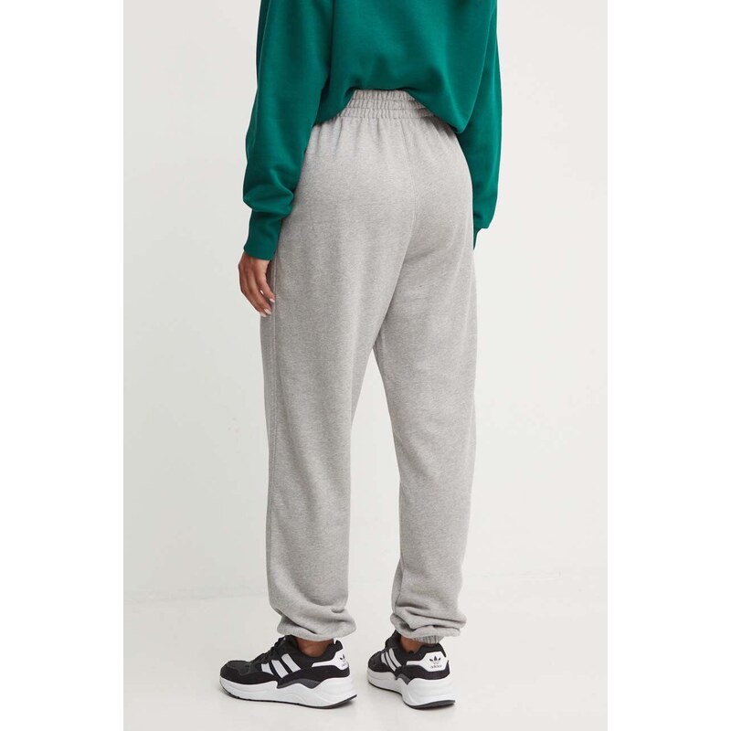 Βαμβακερό παντελόνι adidas Originals χρώμα: γκρι, IY4988