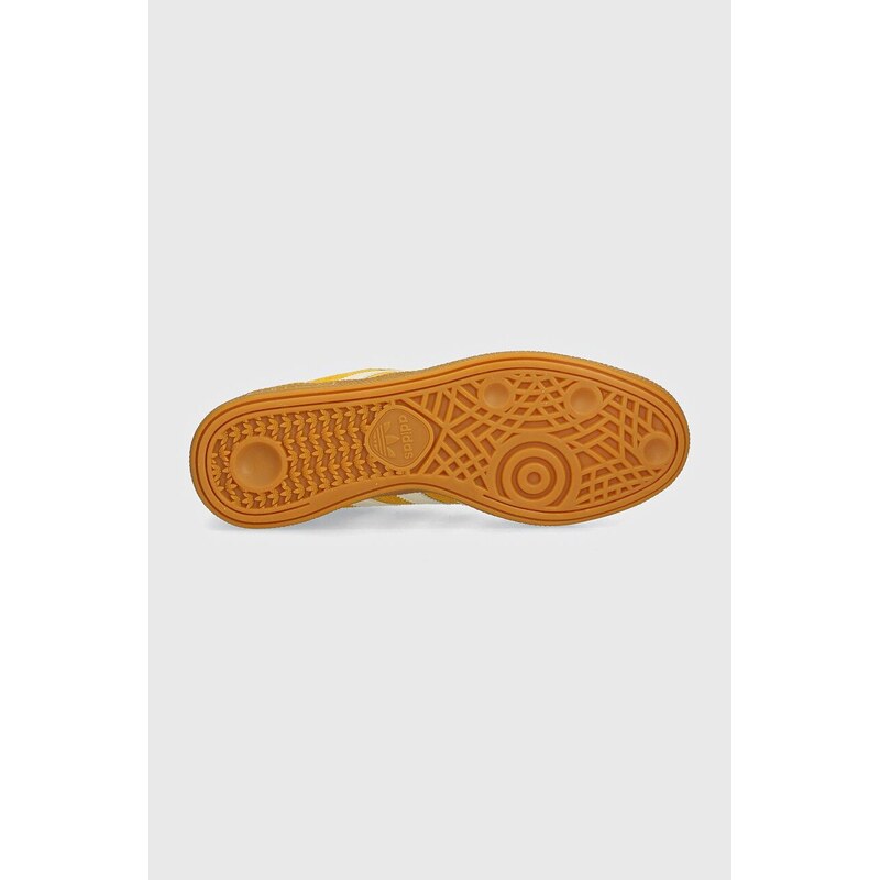 Σουέτ αθλητικά παπούτσια adidas Originals Hanball Spezial χρώμα: κίτρινο, IF7088