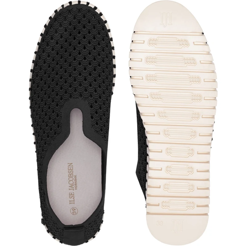 ILSE JACOBSEN Slip-on 'Tulip' μαύρο