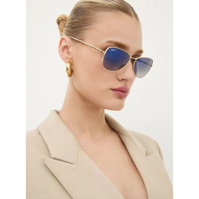 Γυαλιά ηλίου Ray-Ban χρώμα: χρυσαφί, 0RB3733