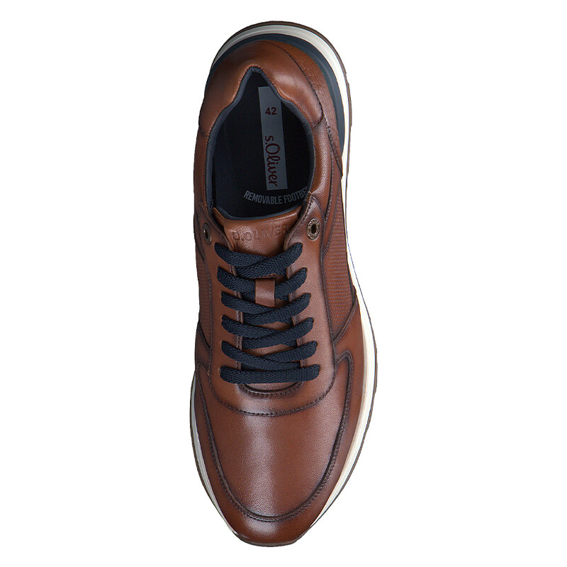 S.OLIVER ΑΝΔΡΙΚΟ SNEAKER 5-13650-43 307 DARK COGNAC