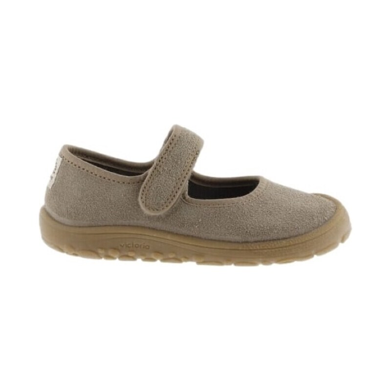 Derbies Victoria Barefoot Baby Shoes 370106 - Taupe