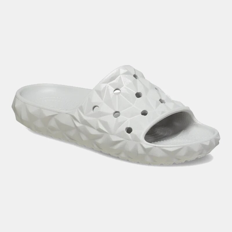 CROCS Classic Geometric Slide v2 Unisex Σαγιονάρες Λευκές