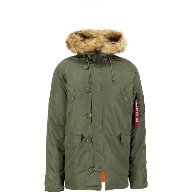 ALPHA INDUSTRIES Χειμερινό μπουφάν 'N3B VF 59' λαδί