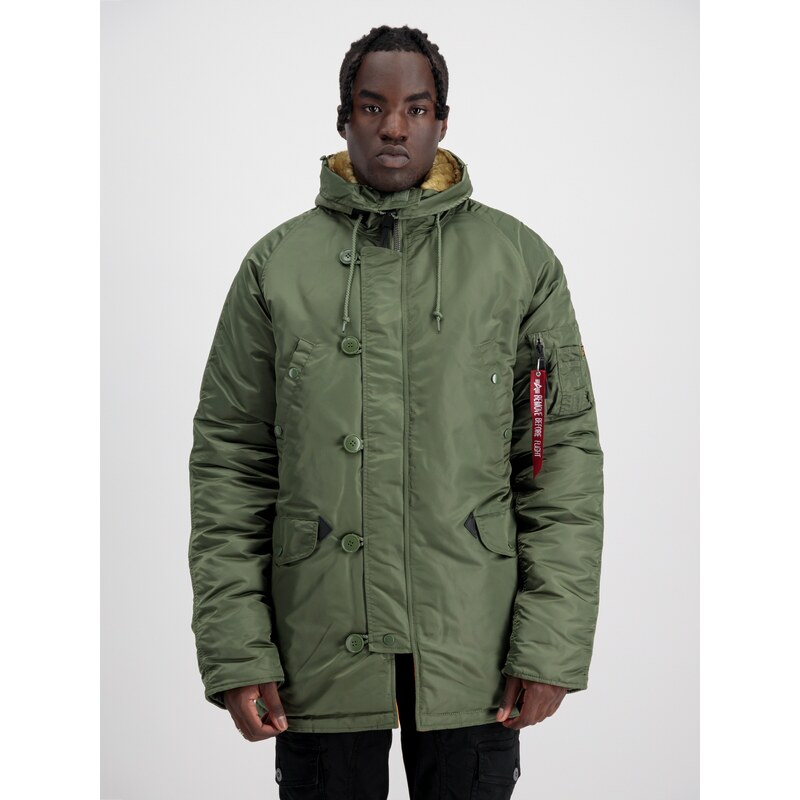 ALPHA INDUSTRIES Χειμερινό μπουφάν 'N3B VF 59' λαδί