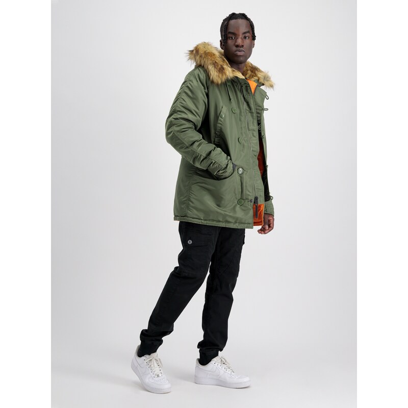 ALPHA INDUSTRIES Χειμερινό μπουφάν 'N3B VF 59' λαδί