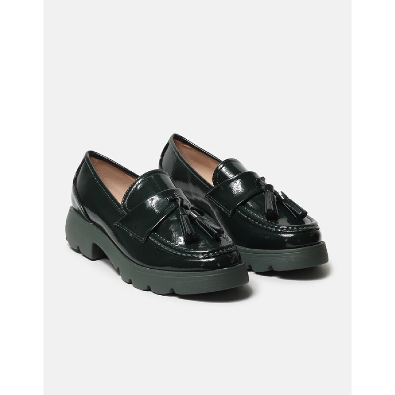 ideal Loafers λουστρίνι με κρεμαστό διακοσμητικό Πράσινο