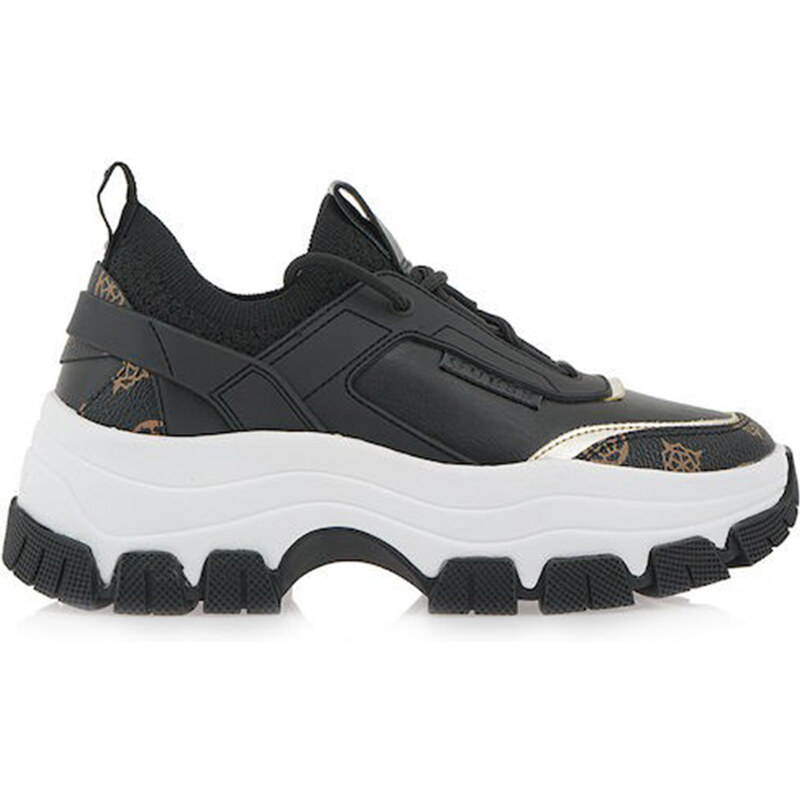 Γυναικεία Chunky Sneakers Μαυρα Guess FL8BYDSMF12-GU0/BLKBR