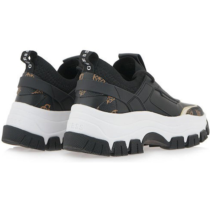 Γυναικεία Chunky Sneakers Μαυρα Guess FL8BYDSMF12-GU0/BLKBR