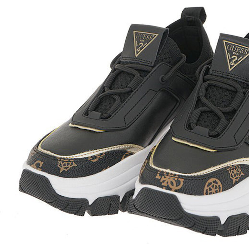 Γυναικεία Chunky Sneakers Μαυρα Guess FL8BYDSMF12-GU0/BLKBR