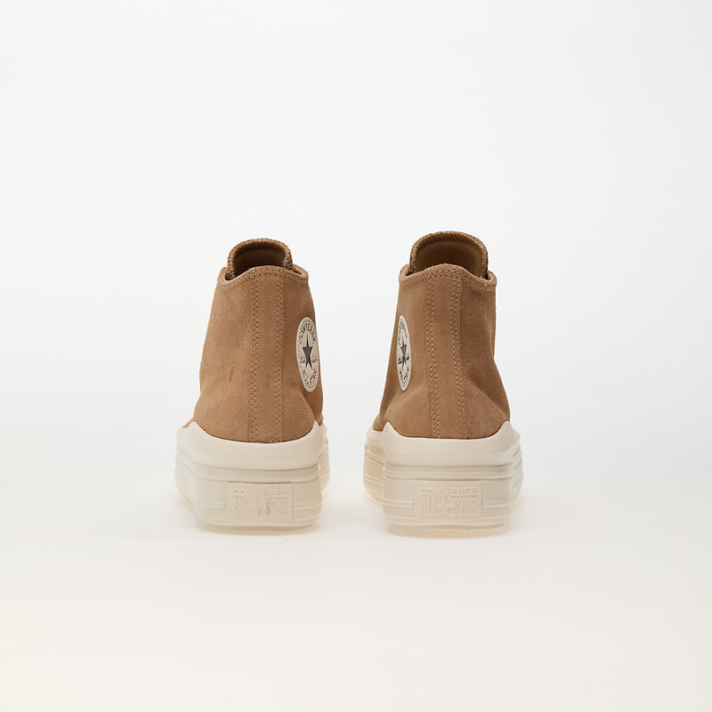 Converse Chuck Taylor All Star Move Platform Colorful Suede Coffee Rum/ Egret/ Black