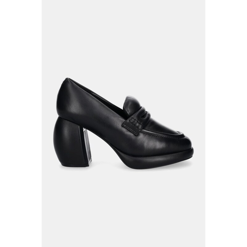 Δερμάτινες γόβες Clarks Originals CUR Loafer 1 χρώμα: μαύρο, 26178343