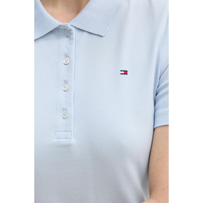 Φόρεμα Tommy Hilfiger χρώμα: μπλε, WW0WW43228
