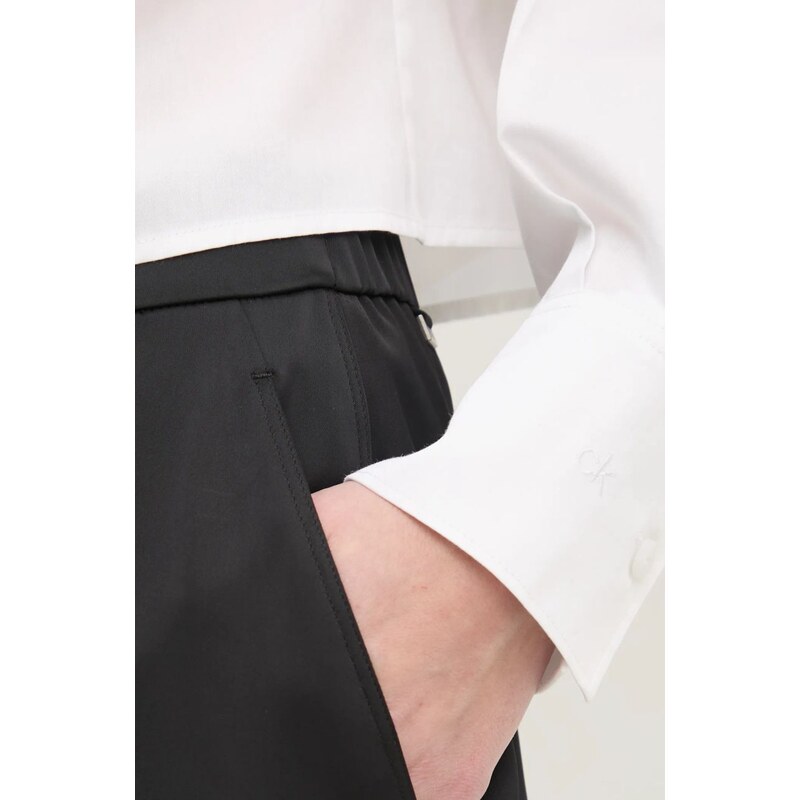 Παντελόνι Calvin Klein χρώμα: μαύρο, K20K207978