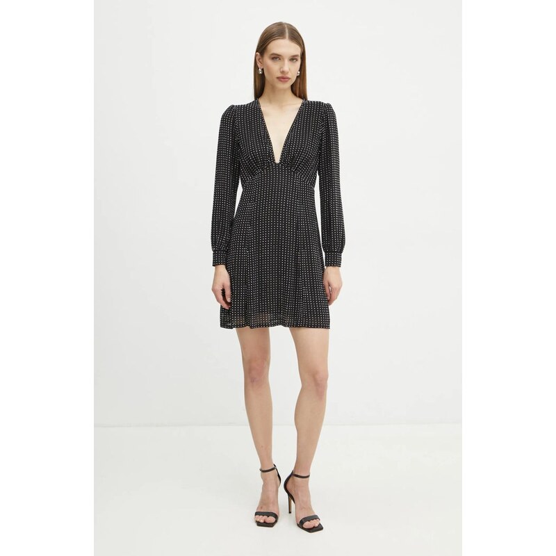 Φόρεμα MICHAEL Michael Kors χρώμα: μαύρο, MF481V47R3