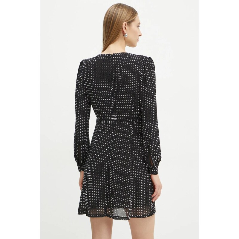 Φόρεμα MICHAEL Michael Kors χρώμα: μαύρο, MF481V47R3