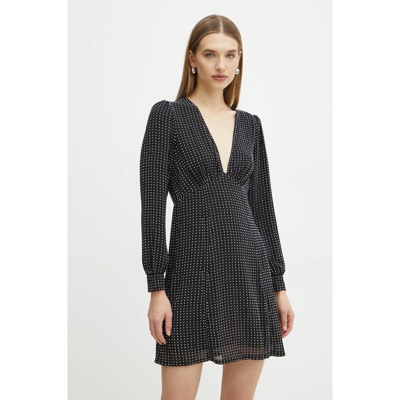 Φόρεμα MICHAEL Michael Kors χρώμα: μαύρο, MF481V47R3