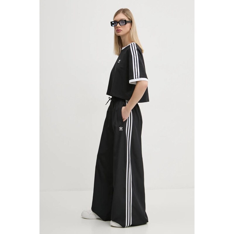 Παντελόνι φόρμας adidas Originals OVERSIZED TP χρώμα: μαύρο, JD3390