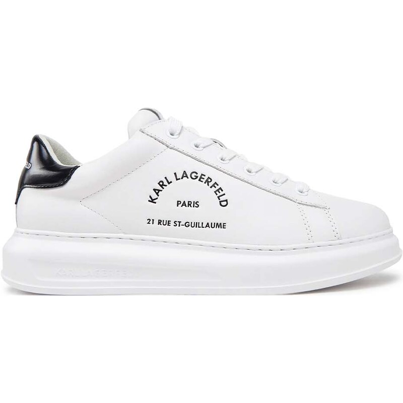 KARL LAGERFELD M Sneakers Kapri Mens Maison Karl Lace KL52538K 011-white lthr