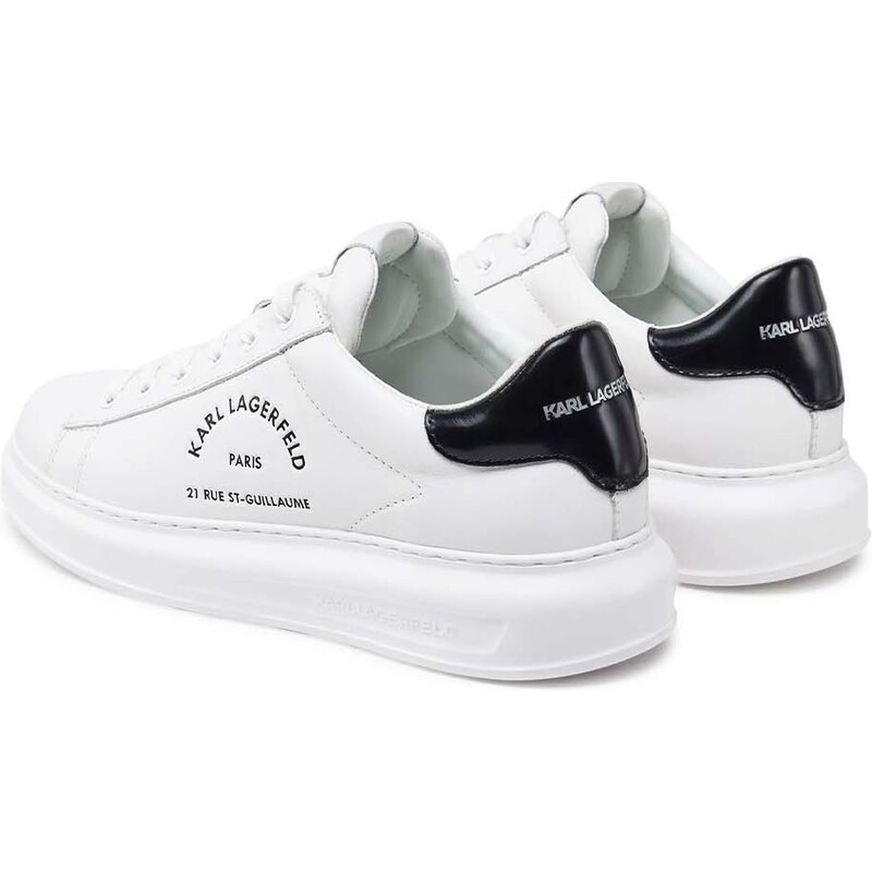 KARL LAGERFELD M Sneakers Kapri Mens Maison Karl Lace KL52538K 011-white lthr