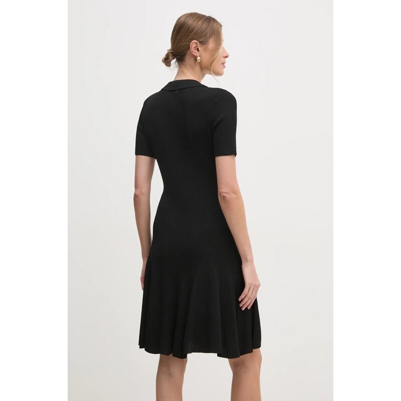 Φόρεμα Guess PAULA χρώμα: μαύρο, W5RK18 Z2U00