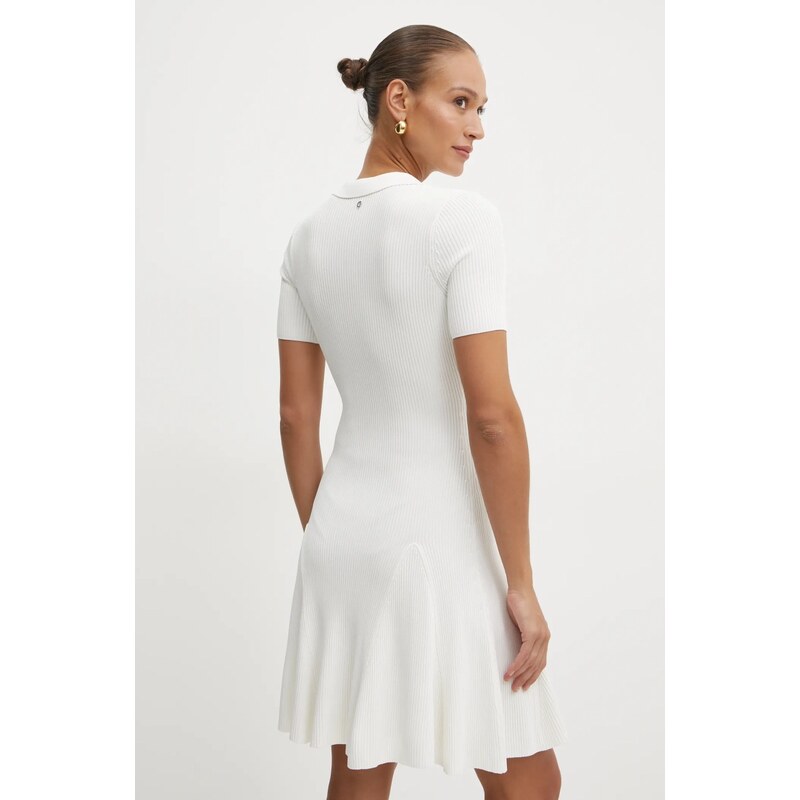 Φόρεμα Guess PAULA χρώμα: μπεζ, W5RK18 Z2U00