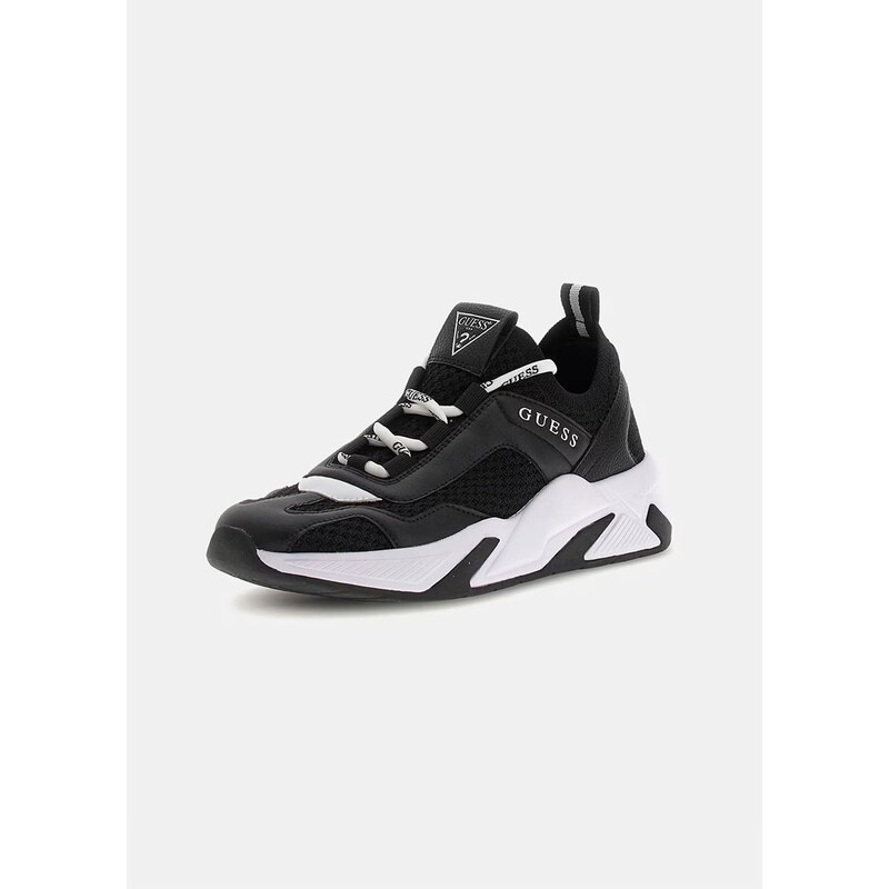 Γυναικεία Sneakers Runners Geniver με Διάτρητες λεπτομέρειες Guess FLPGE2FAB12-GU0/BLACK