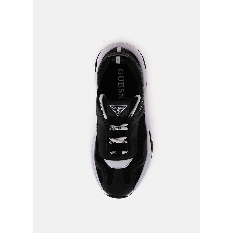 Γυναικεία Sneakers Runners Geniver με Διάτρητες λεπτομέρειες Guess FLPGE2FAB12-GU0/BLACK
