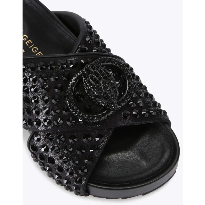 Γυναικείες Παντόφλες Chelsea Drench Cross Strap Kurt Geiger 3973109609-09/BLK/OTHER