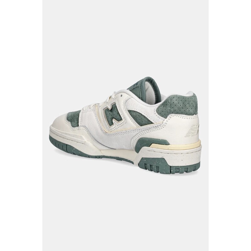 Δερμάτινα αθλητικά παπούτσια New Balance BBW550PE χρώμα: μπεζ, BBW550PE