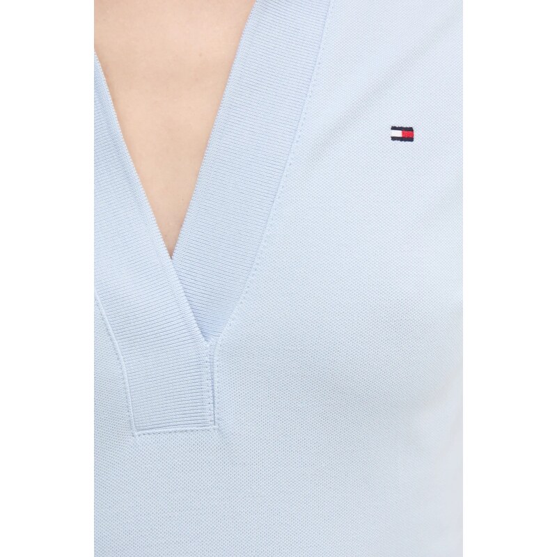 Φόρεμα Tommy Hilfiger χρώμα: μπλε, WW0WW42567