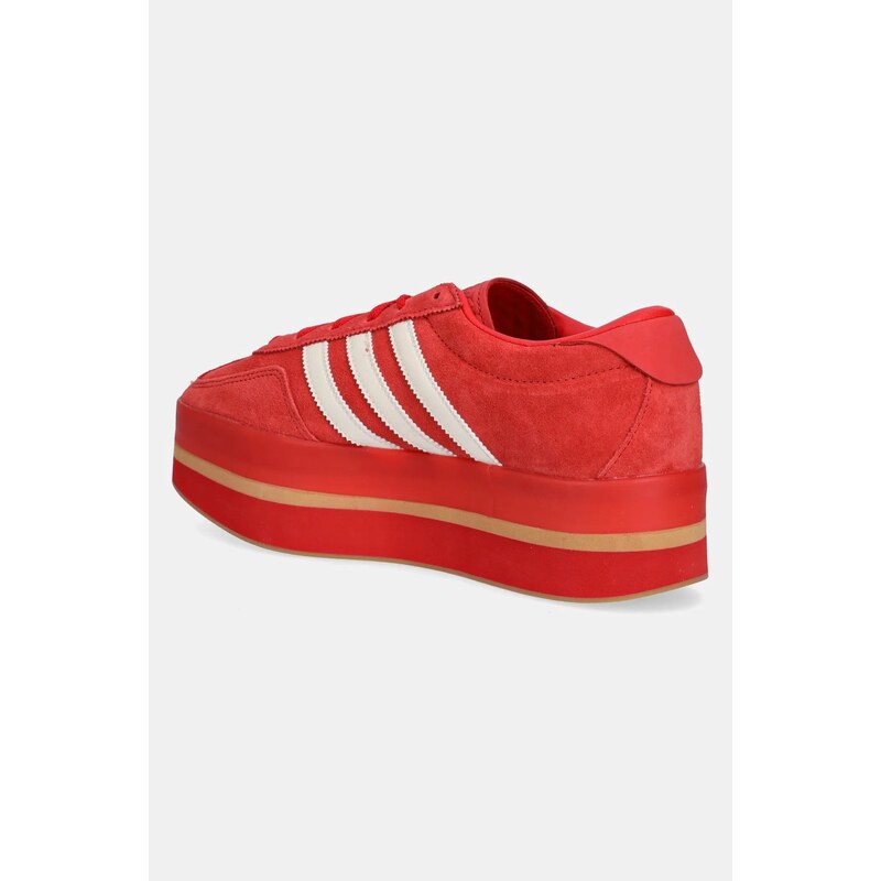 Αθλητικά adidas Originals Gazelle Stack χρώμα: κόκκινο, JS0238