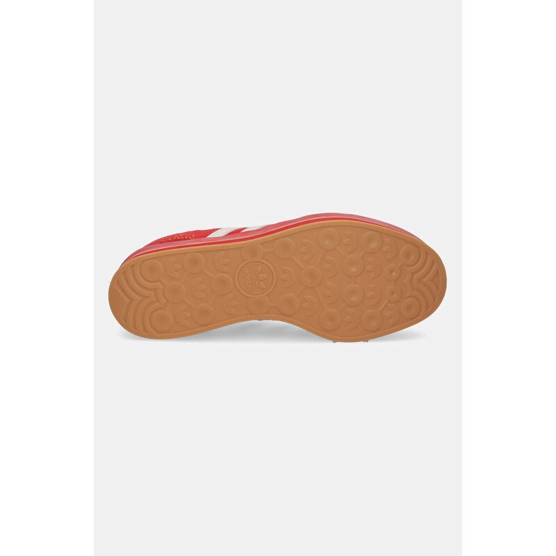 Αθλητικά adidas Originals Gazelle Stack χρώμα: κόκκινο, JS0238