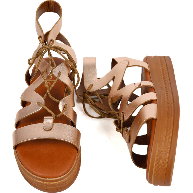 Ligglo Μπρονζέ Flatforms σε Αρχαιοελληνικό Σχέδιο