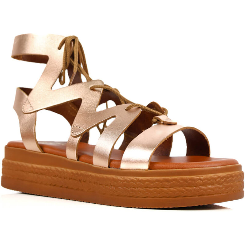 Ligglo Μπρονζέ Flatforms σε Αρχαιοελληνικό Σχέδιο