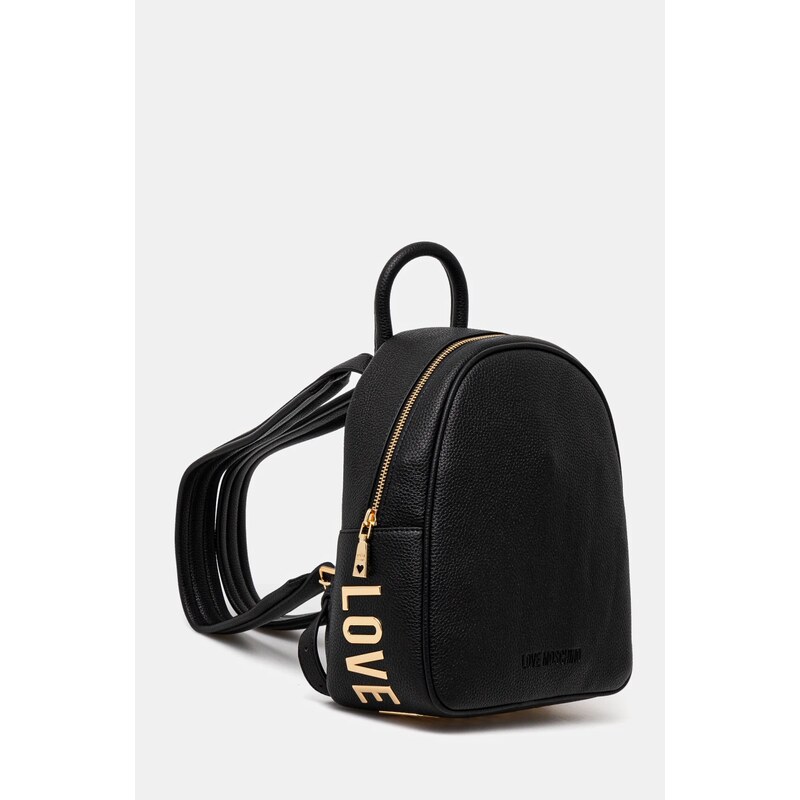 Σακίδιο πλάτης Love Moschino χρώμα: μαύρο, JC4030PP1