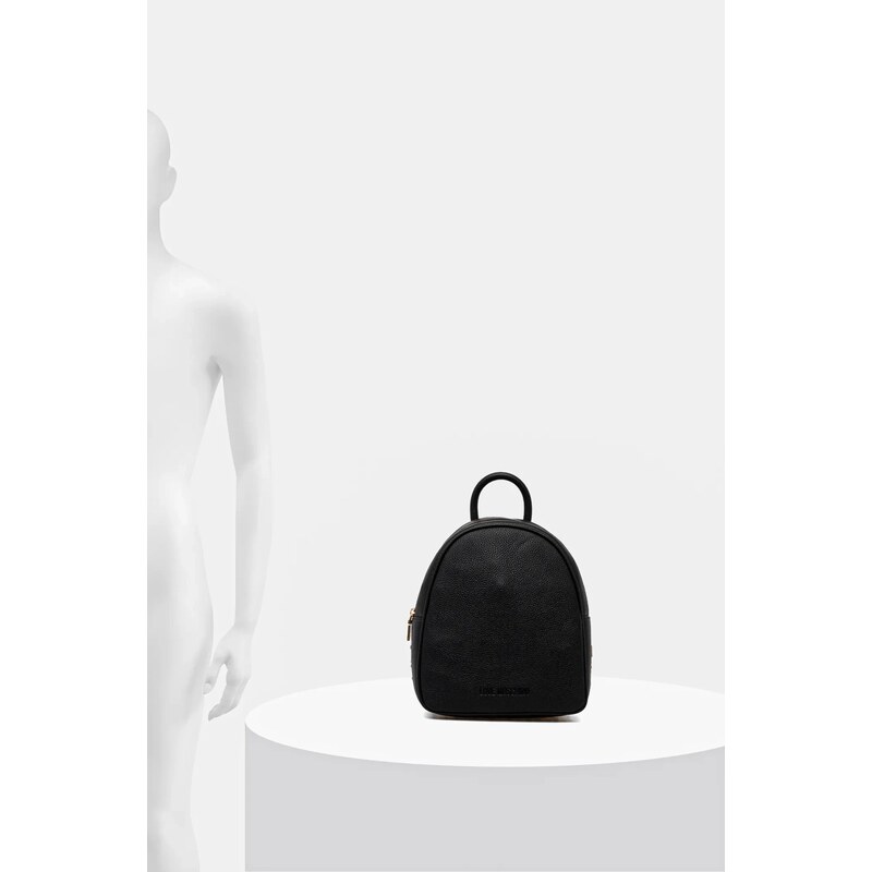 Σακίδιο πλάτης Love Moschino χρώμα: μαύρο, JC4030PP1