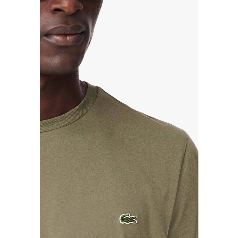 LACOSTE T-Shirt 3TH6709 bmy kaki