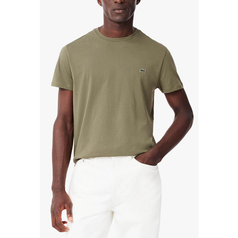 LACOSTE T-Shirt 3TH6709 bmy kaki