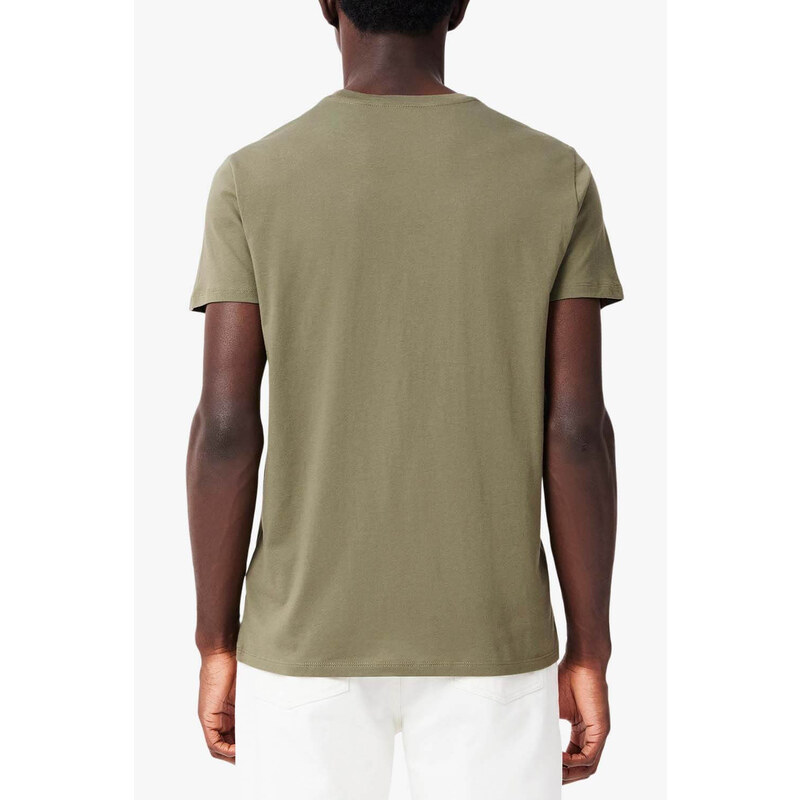 LACOSTE T-Shirt 3TH6709 bmy kaki