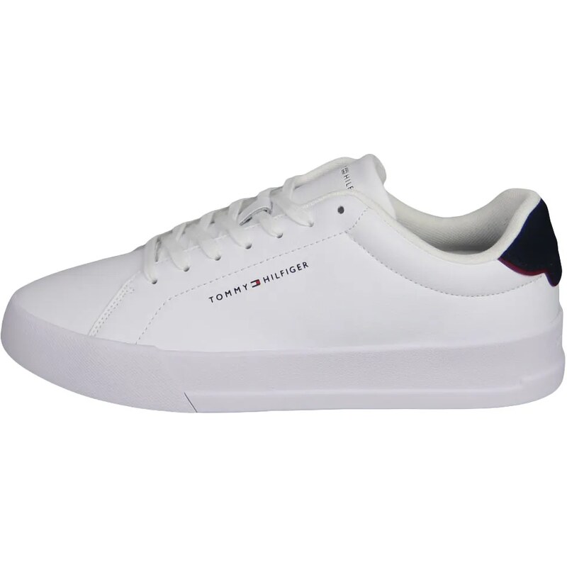 Tommy Hilfiger - Ανδρικά Sneakers Th Court Lth Detail Ess FM0FM05367-0LD Λευκό