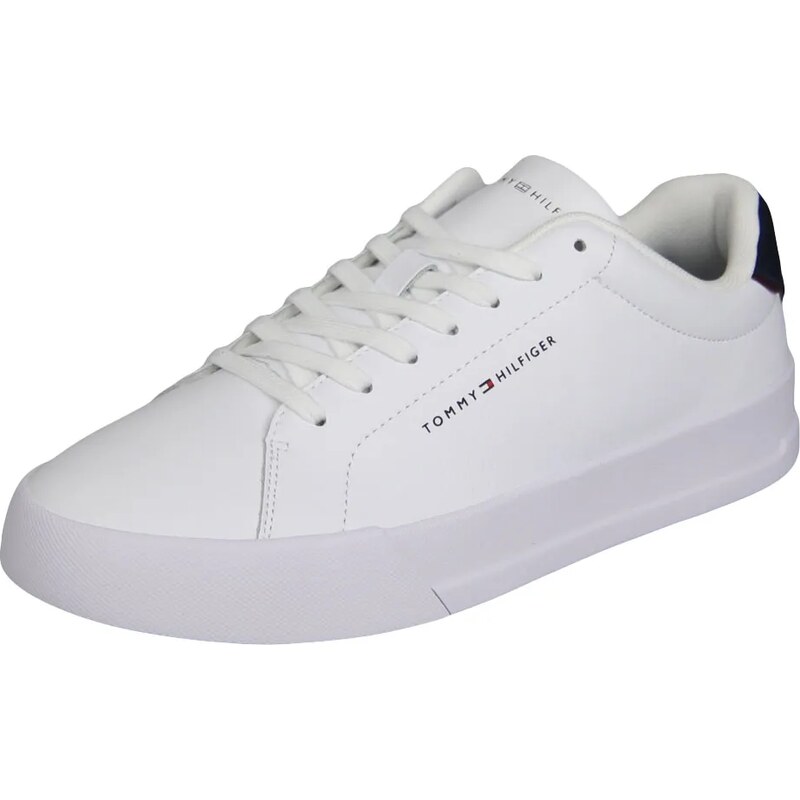 Tommy Hilfiger - Ανδρικά Sneakers Th Court Lth Detail Ess FM0FM05367-0LD Λευκό