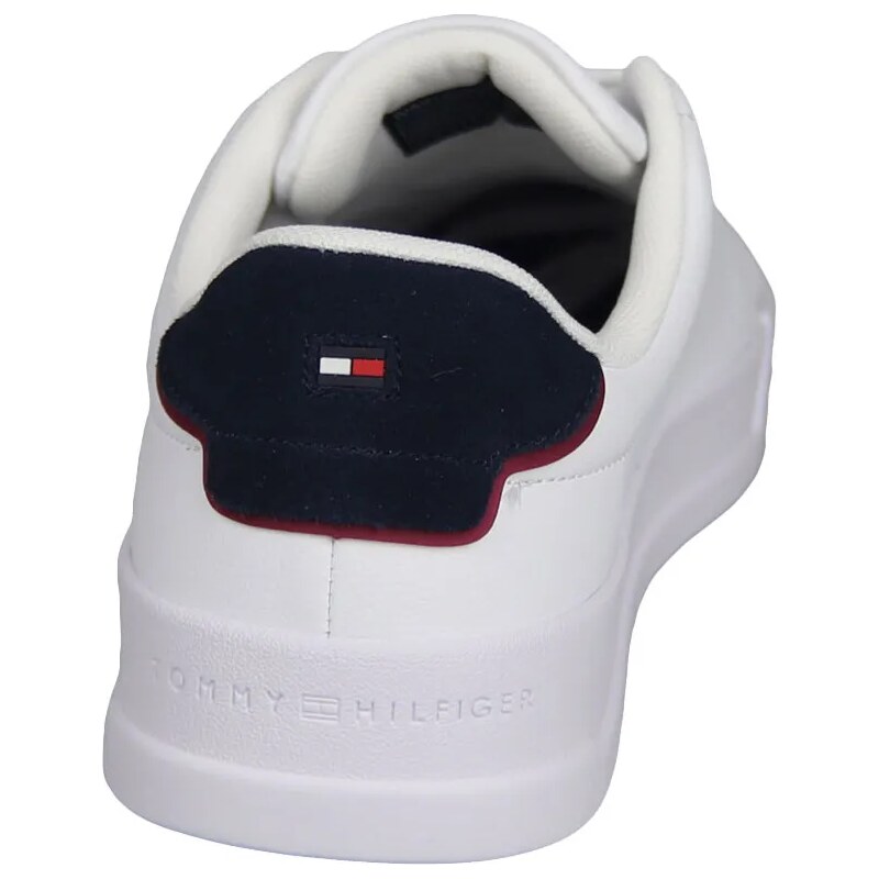 Tommy Hilfiger - Ανδρικά Sneakers Th Court Lth Detail Ess FM0FM05367-0LD Λευκό