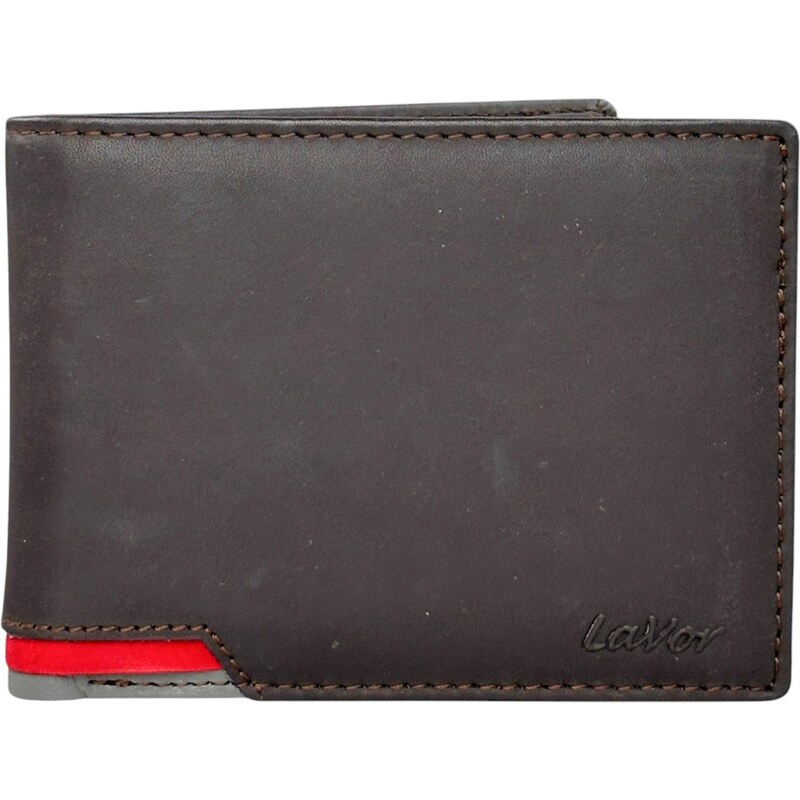 Δερμάτινο αντρικό πορτοφόλι Lavor 1-5926 Καφέ