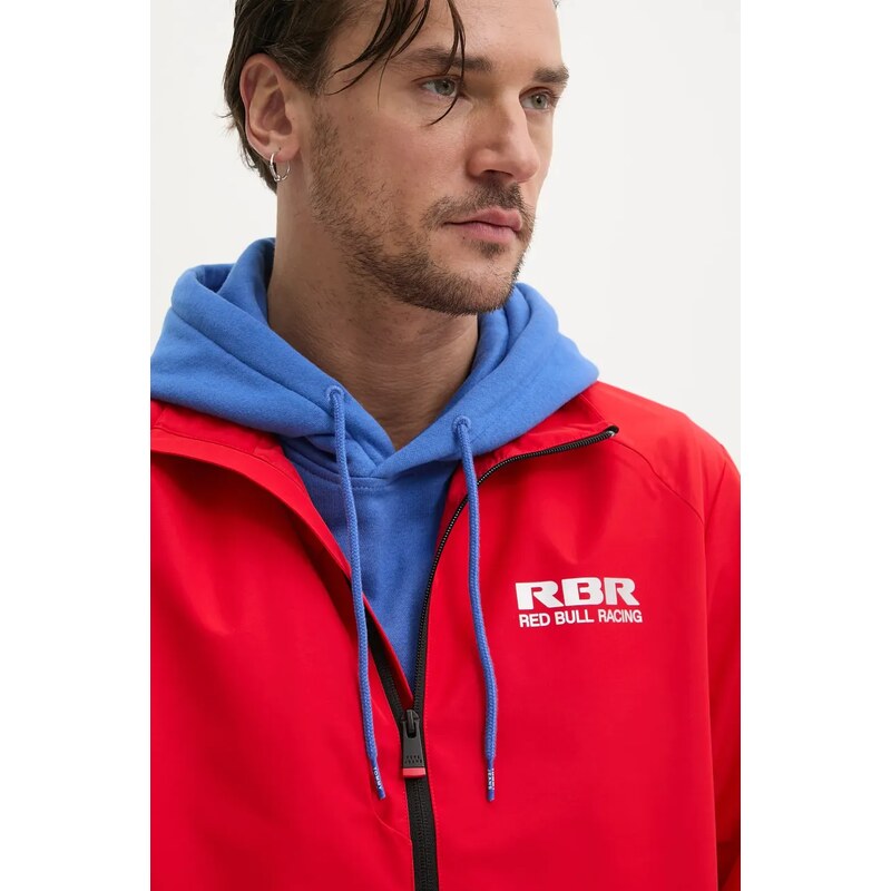 Μπουφάν Red Bull Racing x Pepe Jeans MARINA WINDBREAKER χρώμα: κόκκινο, RM400012