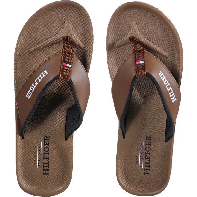 Tommy Hilfiger SLIDES FM0FM05440 PADDED COMFORT HILFIGER B SAND GV0 LEGACY BROWN